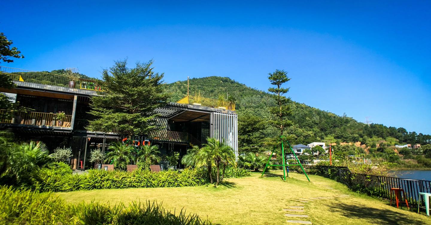 Review Island House – Biệt thự đảo hiện đại bên Hồ Đồng Đò